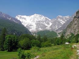 Monte Rosa in estate