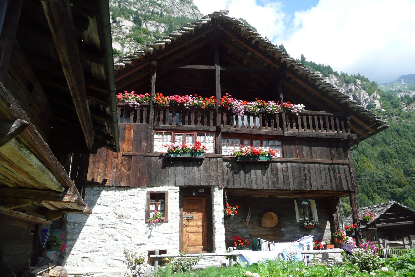 Paesaggio di Macugnaga in Valle Anzasca